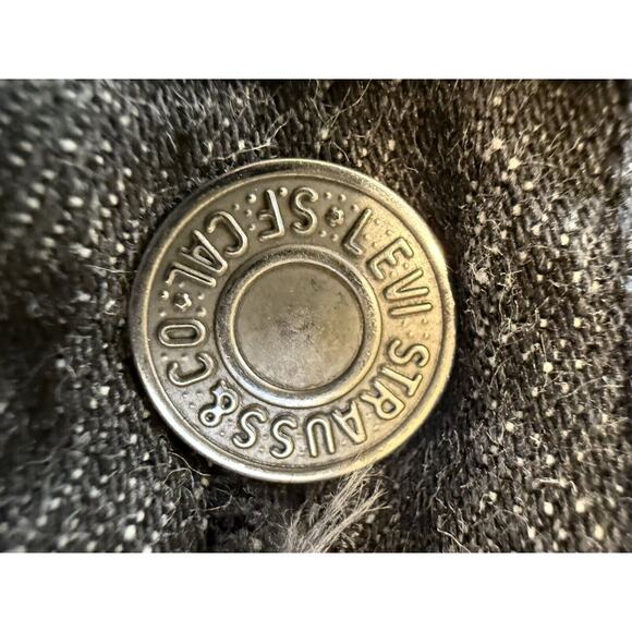 Levis 501 Jeans 40x30 Black Original Straight Leg Button Fly Mens Vintage - Picture 7 of 10